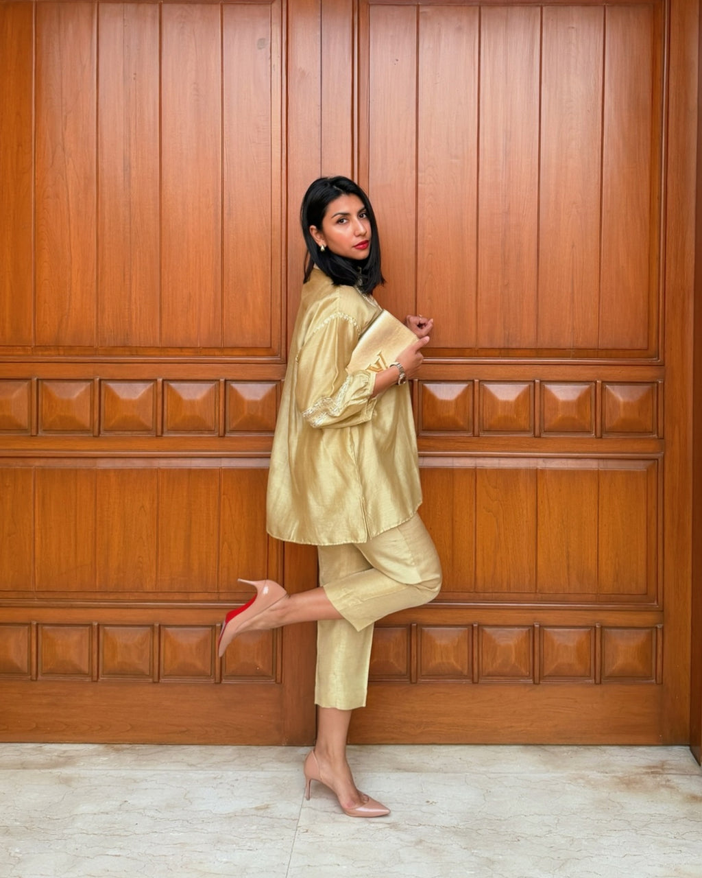 Semi Formal - Golden Dress 2