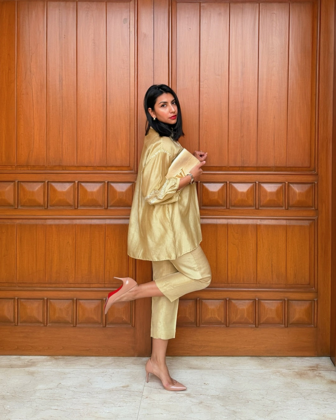 Semi Formal - Golden Dress 2