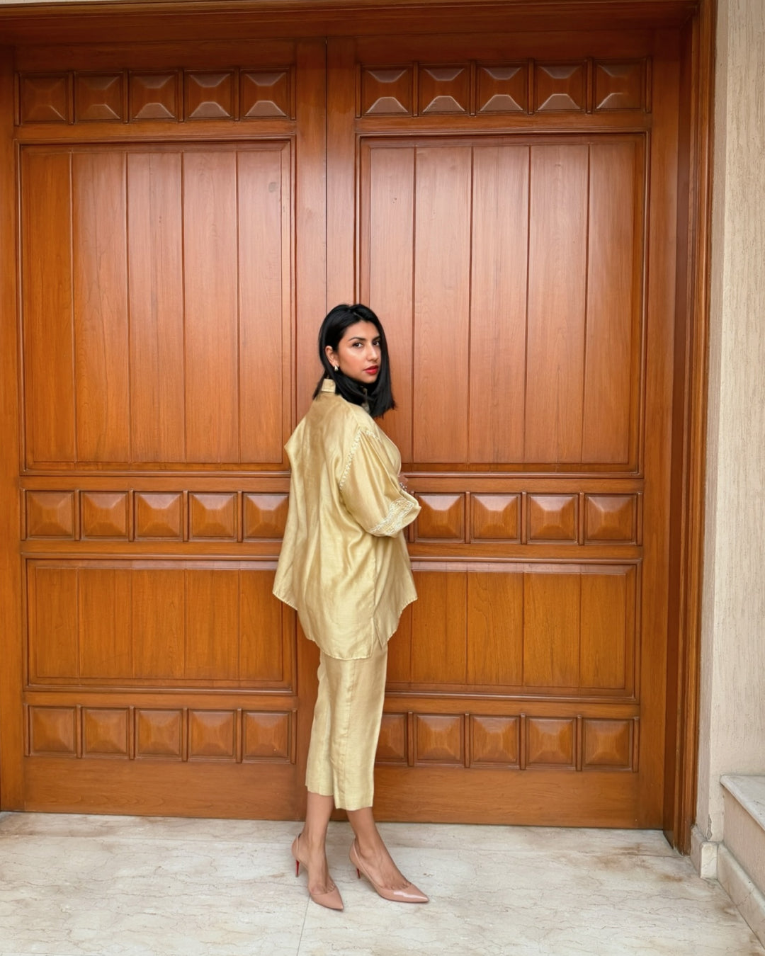 Semi Formal - Golden Dress 2